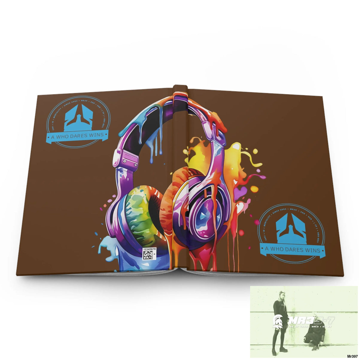 A1-Who Dares Wins Melting Headset Hardcover Journal Matte Journal Paper products
