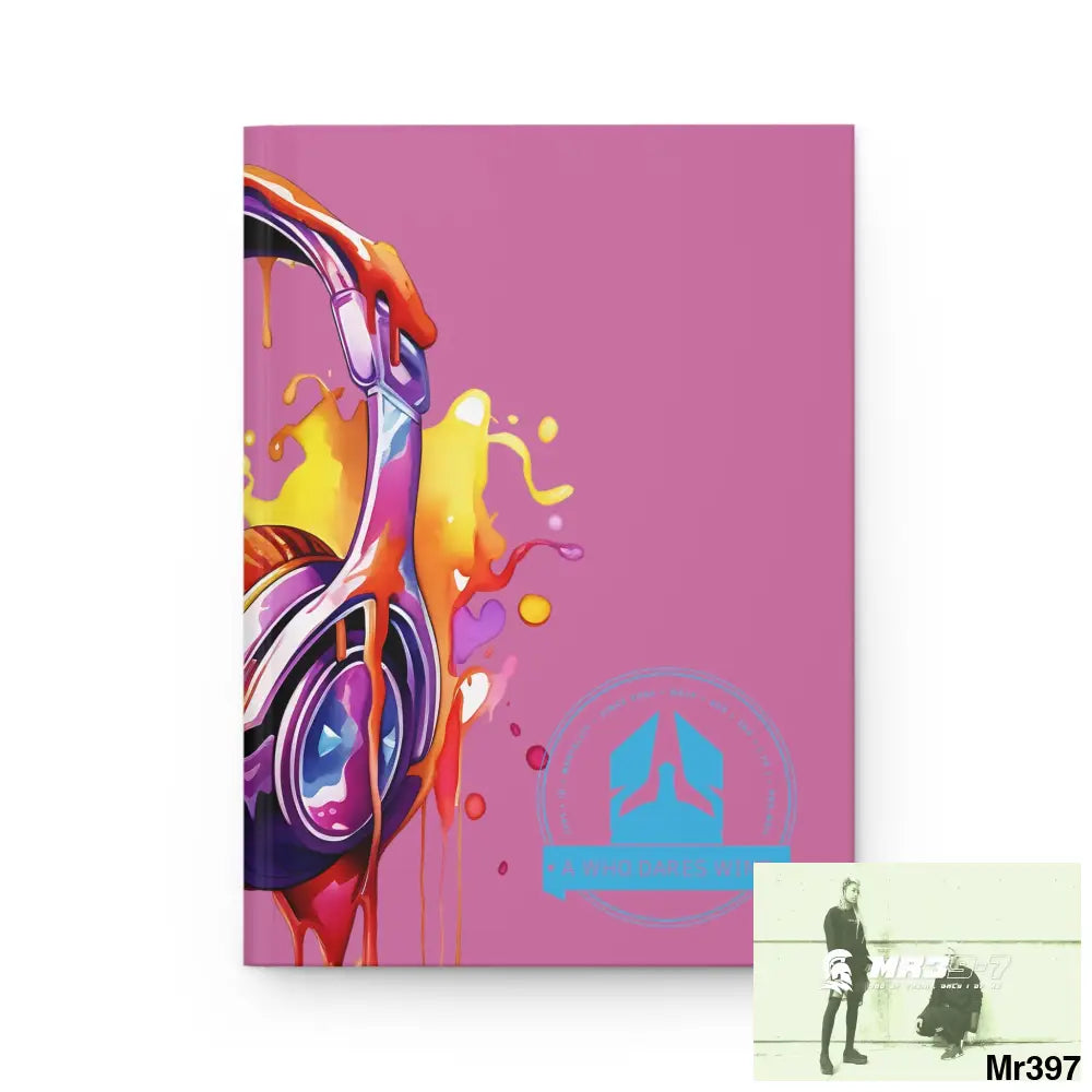 A1-Who Dares Wins Melting Headset Hardcover Journal Matte Journal Paper products