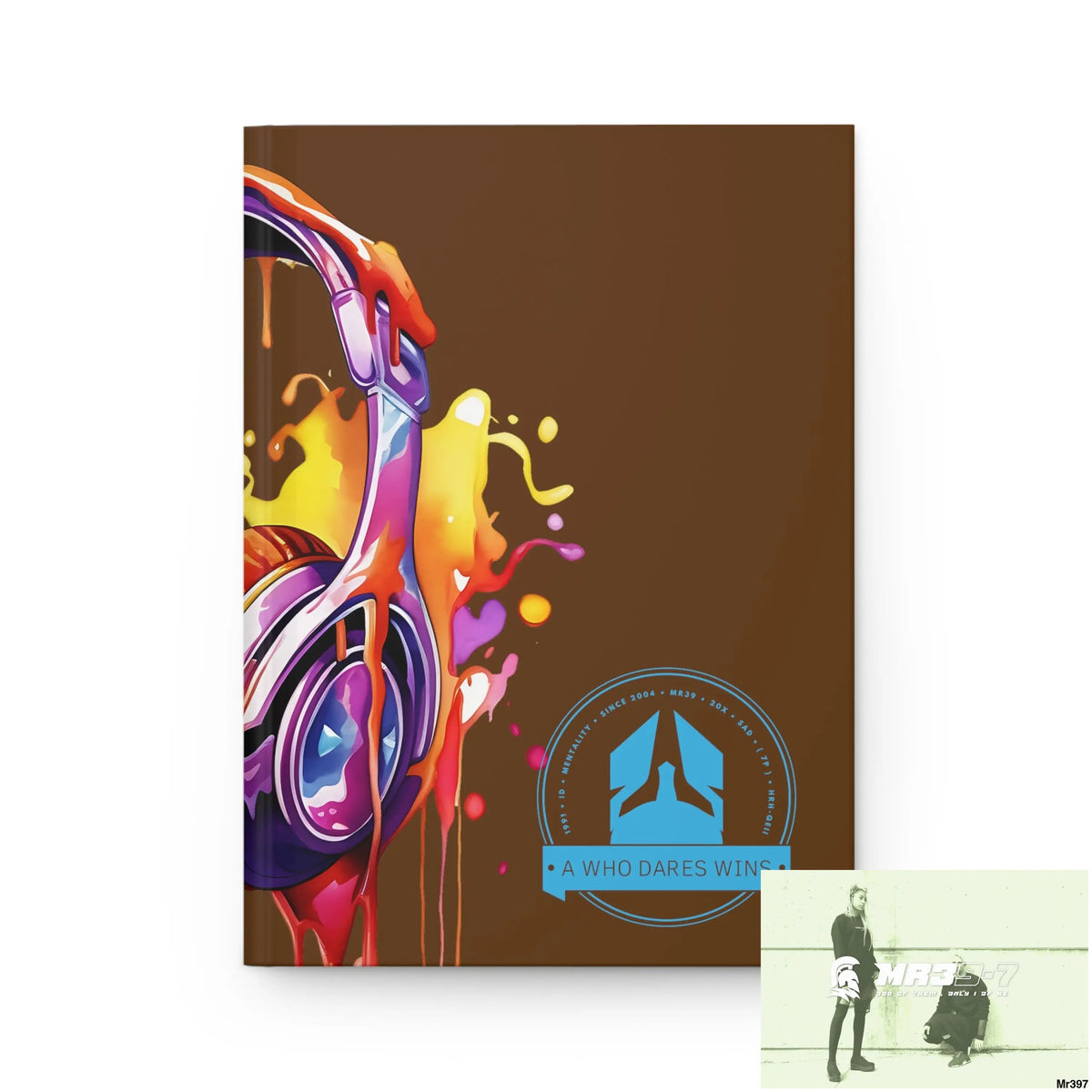 A1-Who Dares Wins Melting Headset Hardcover Journal Matte Journal Paper products