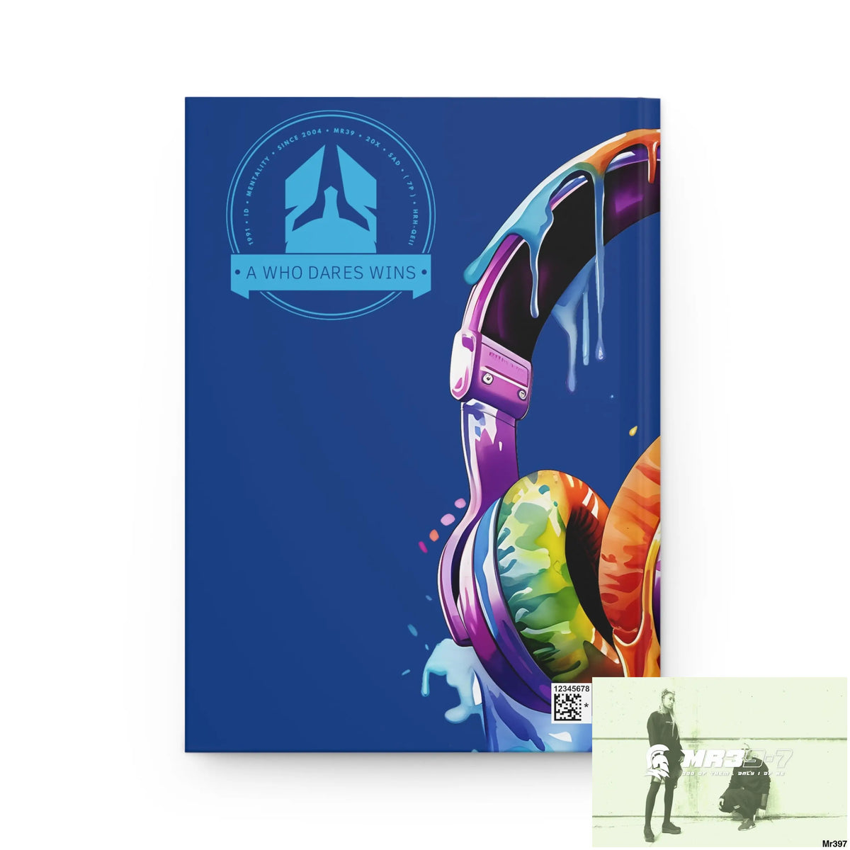A1-Who Dares Wins Melting Headset Hardcover Journal Matte Journal Paper products