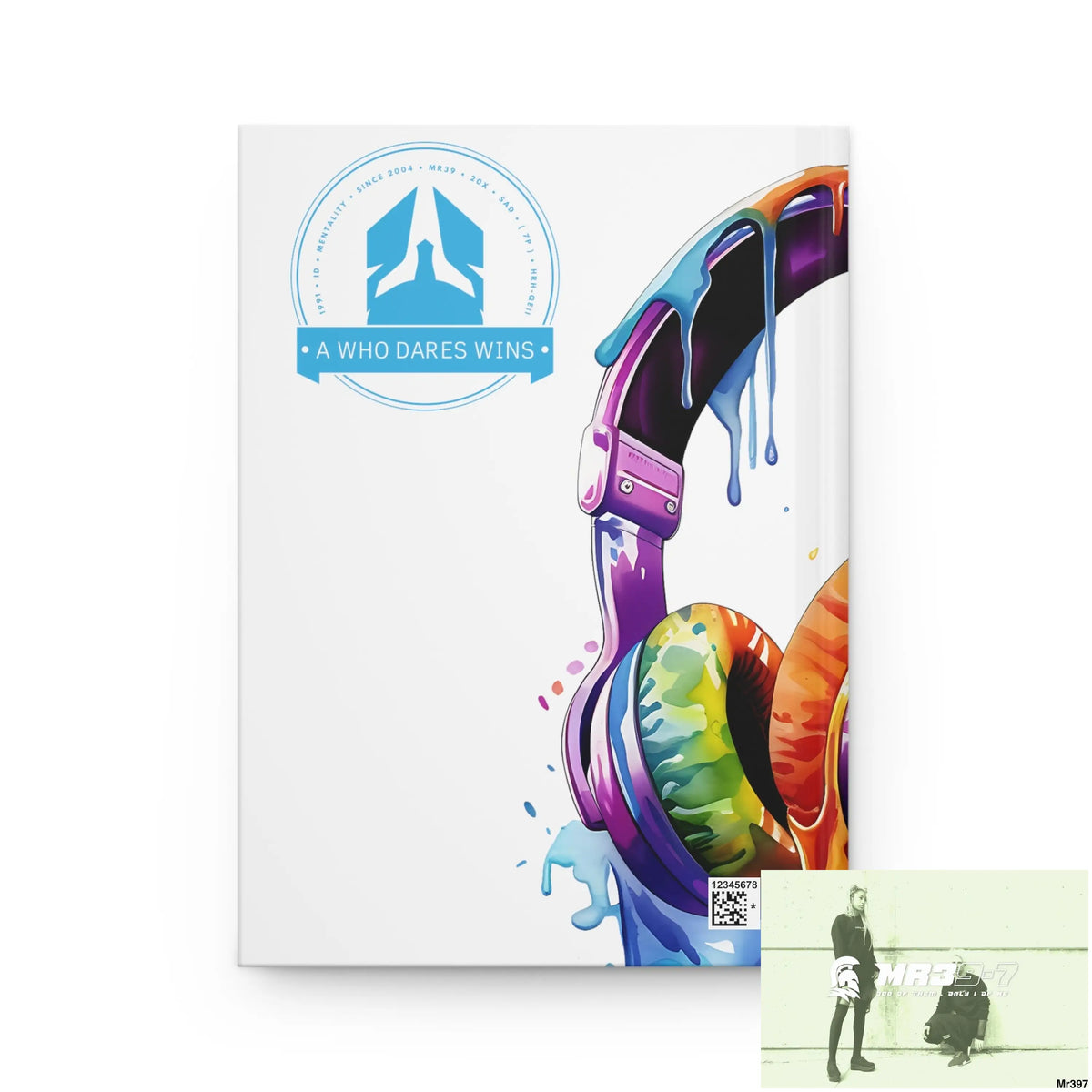 A1-Who Dares Wins Melting Headset Hardcover Journal Matte Journal Paper products