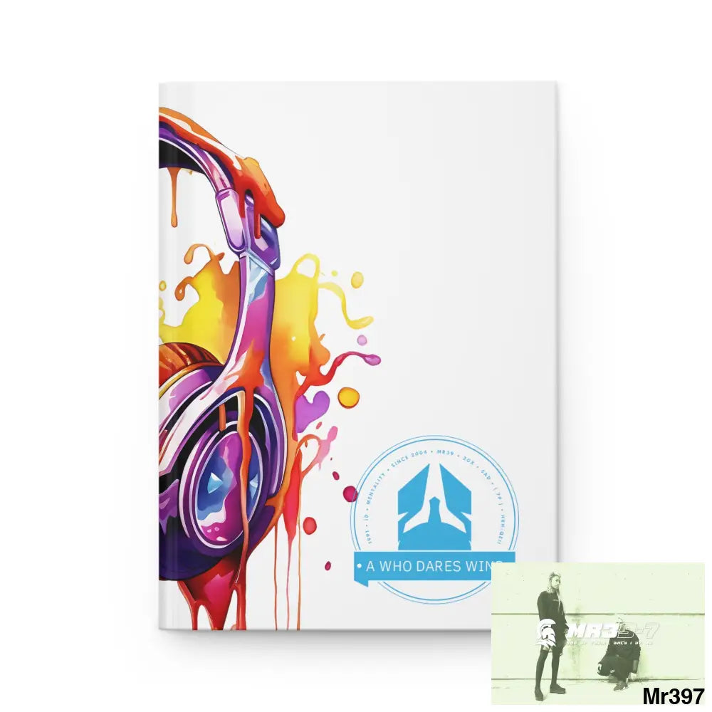 A1-Who Dares Wins Melting Headset Hardcover Journal Matte Journal Paper products