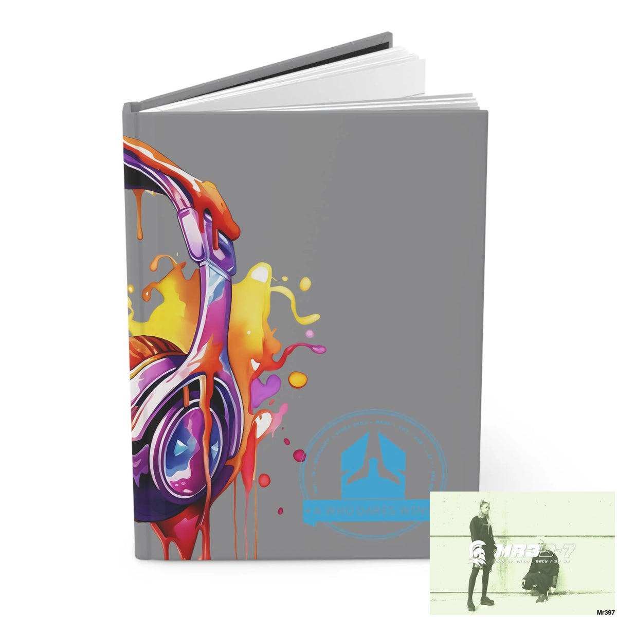 A1-Who Dares Wins Melting Headset Hardcover Journal Matte Journal Paper products