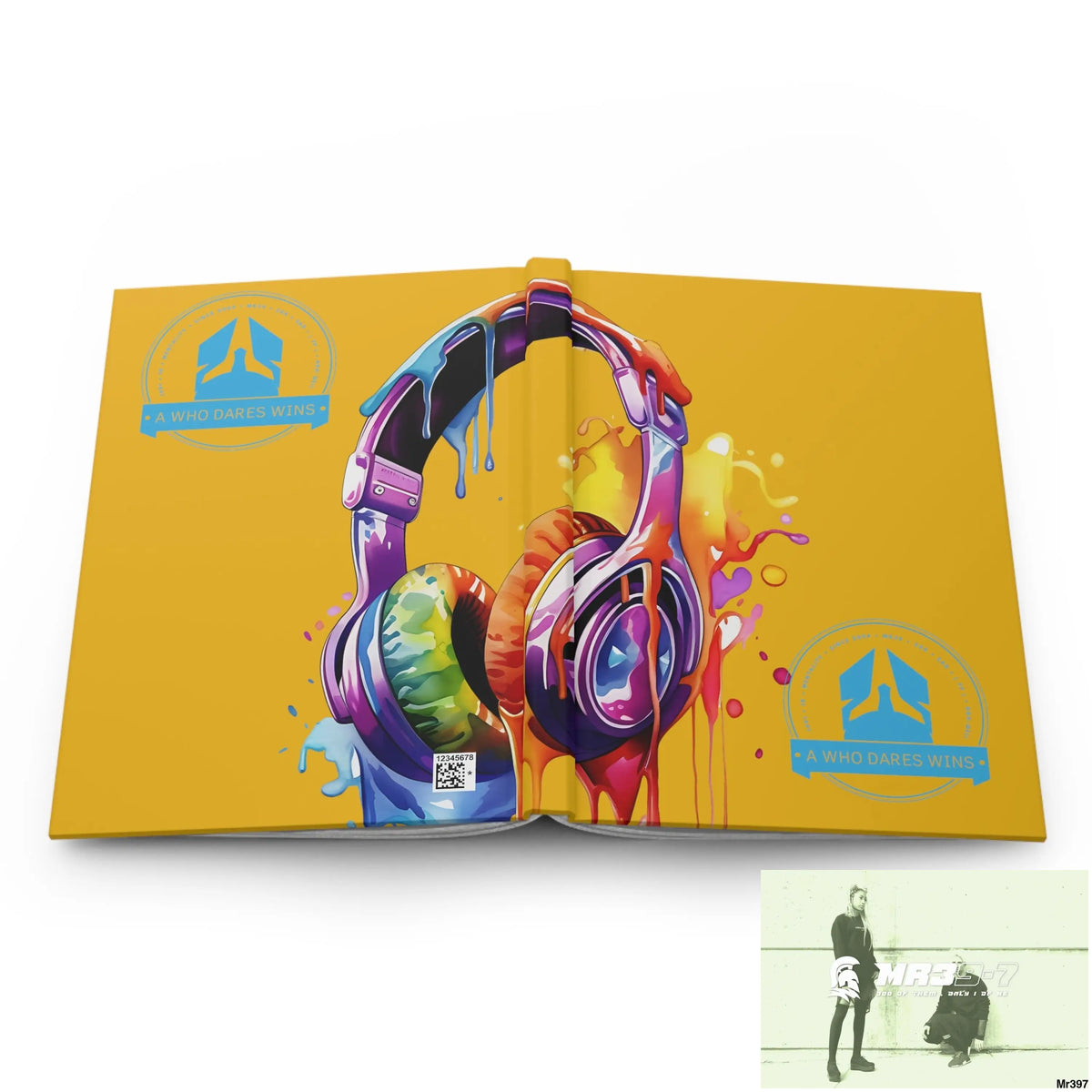 A1-Who Dares Wins Melting Headset Hardcover Journal Matte Journal Paper products