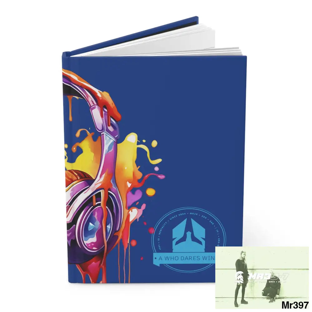 A1-Who Dares Wins Melting Headset Hardcover Journal Matte Journal Paper products