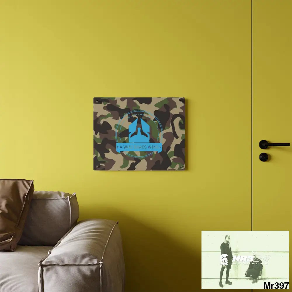 A1 Who Dares Wins Military Mentality 1991 Style Acrylic Wall Art Panels Home Decor