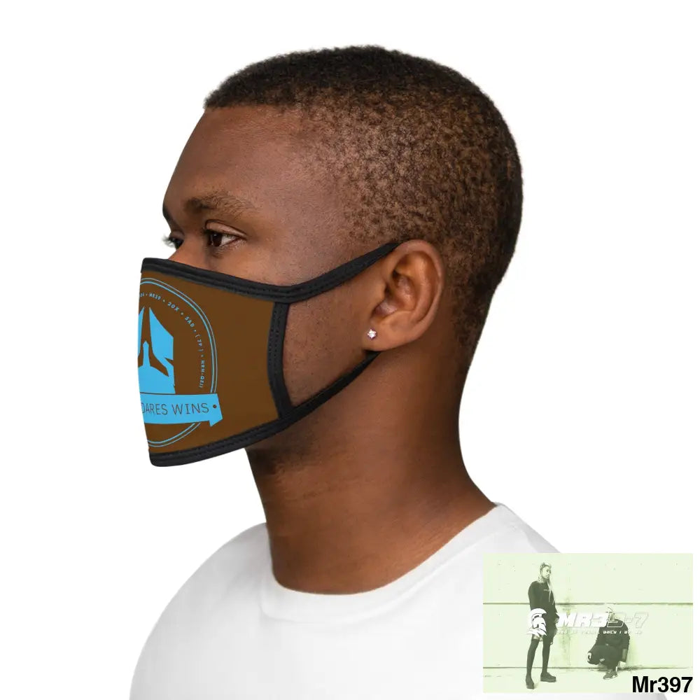 A1 Who Dares Wins Mixed-Fabric Face Mask One size Accessories