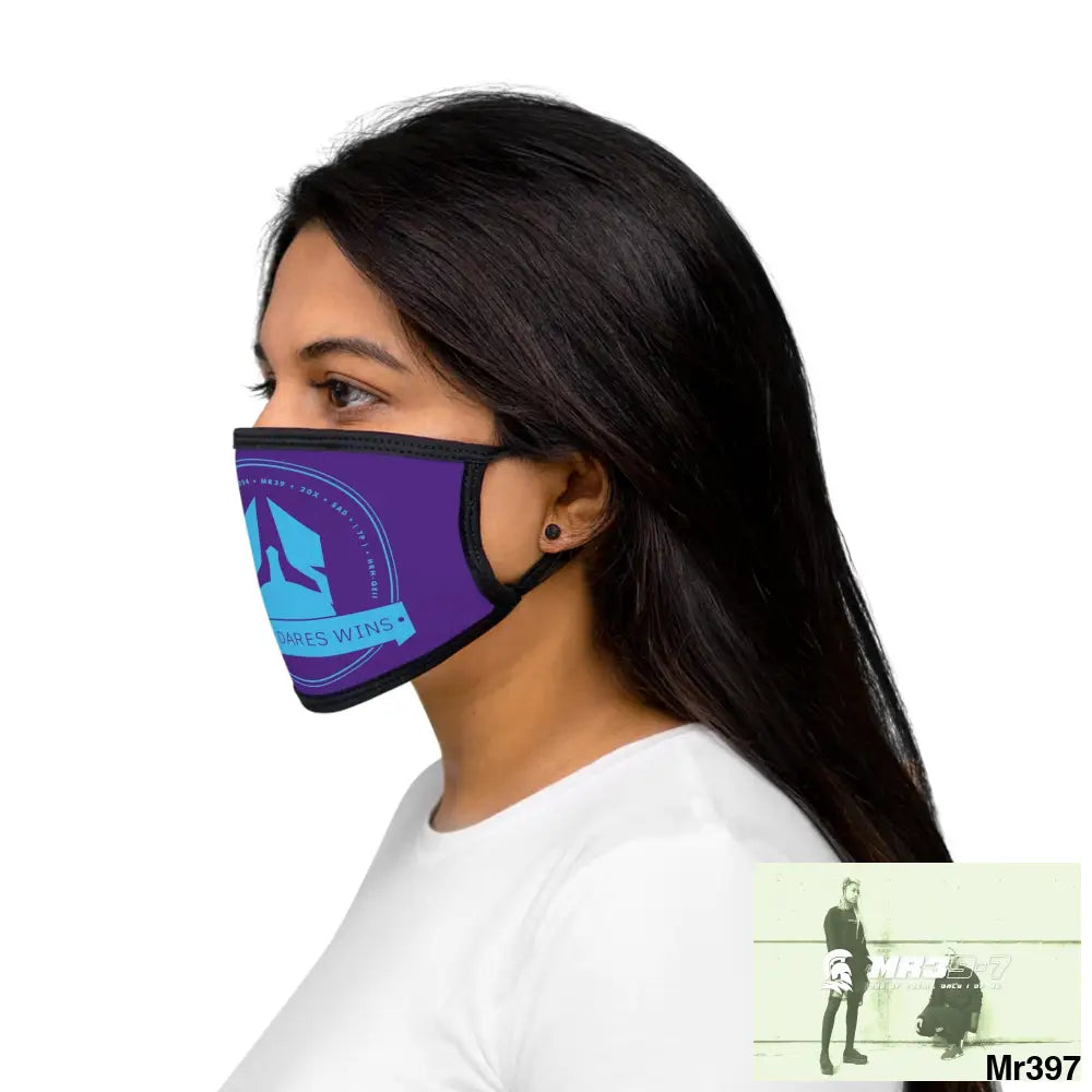 A1 Who Dares Wins Mixed-Fabric Face Mask One size Accessories
