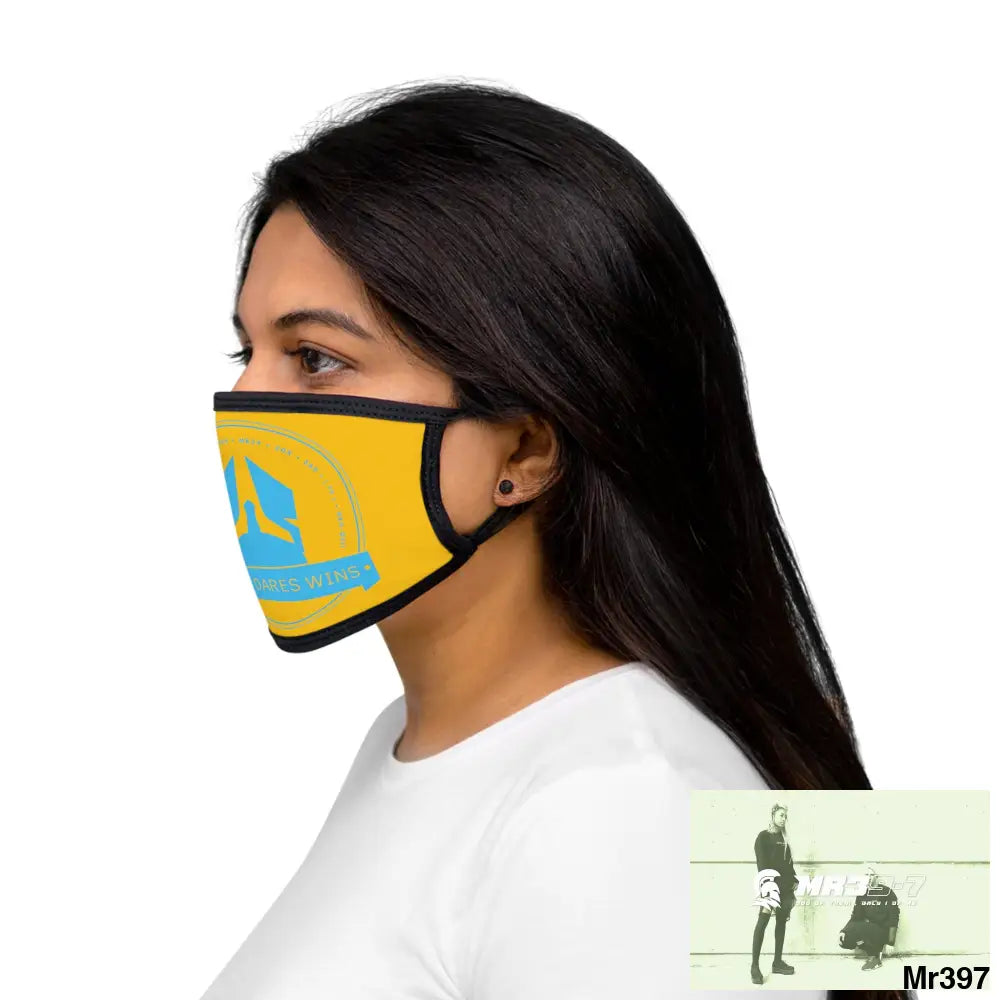 A1 Who Dares Wins Mixed-Fabric Face Mask One size Accessories
