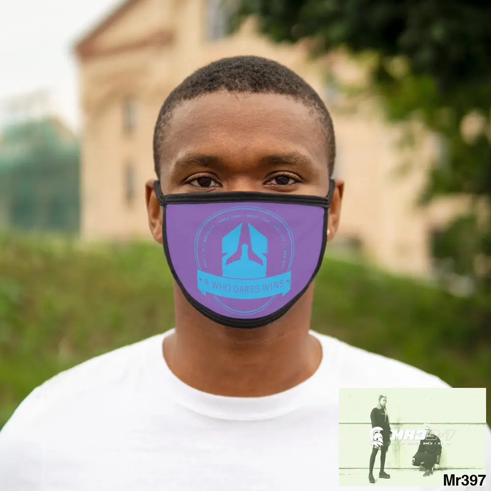 A1 Who Dares Wins Mixed-Fabric Face Mask One size Accessories