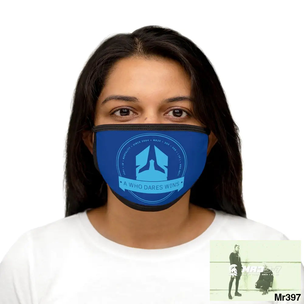 A1 Who Dares Wins Mixed-Fabric Face Mask One size Accessories