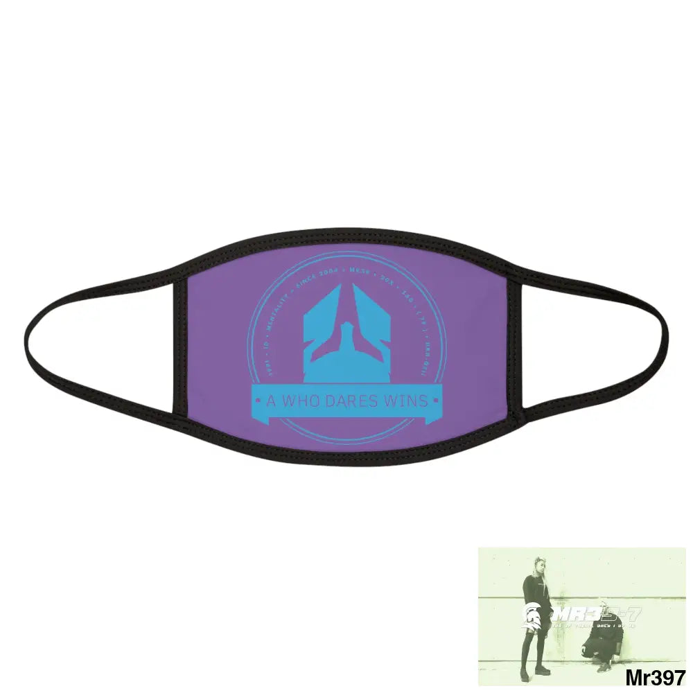 A1 Who Dares Wins Mixed-Fabric Face Mask One size Accessories