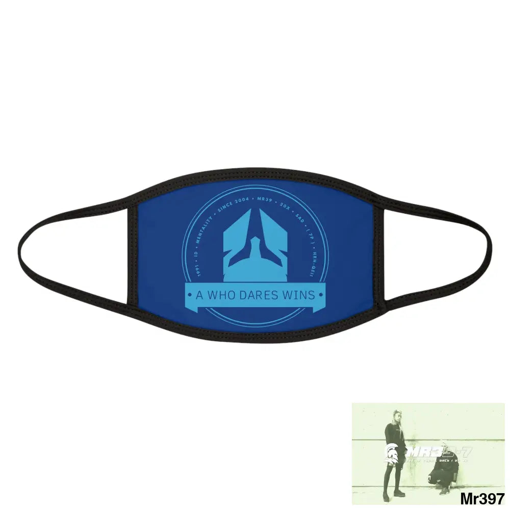 A1 Who Dares Wins Mixed-Fabric Face Mask One size Accessories