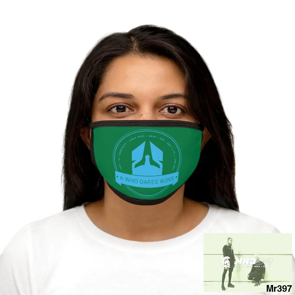 A1 Who Dares Wins Mixed-Fabric Face Mask One size Accessories