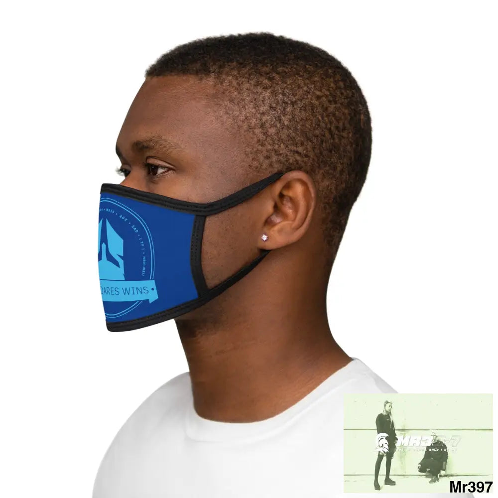 A1 Who Dares Wins Mixed-Fabric Face Mask One size Accessories