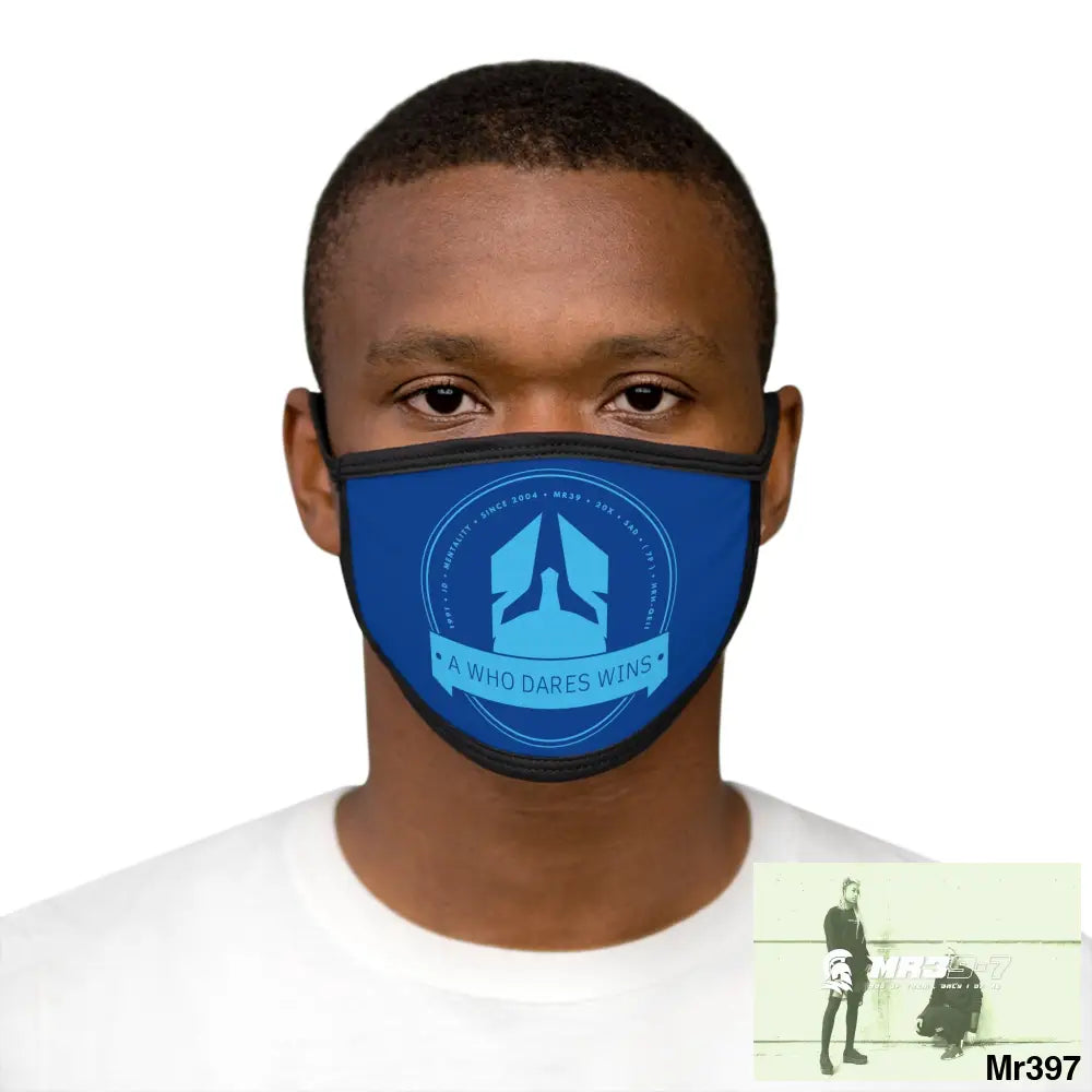 A1 Who Dares Wins Mixed-Fabric Face Mask One size Accessories