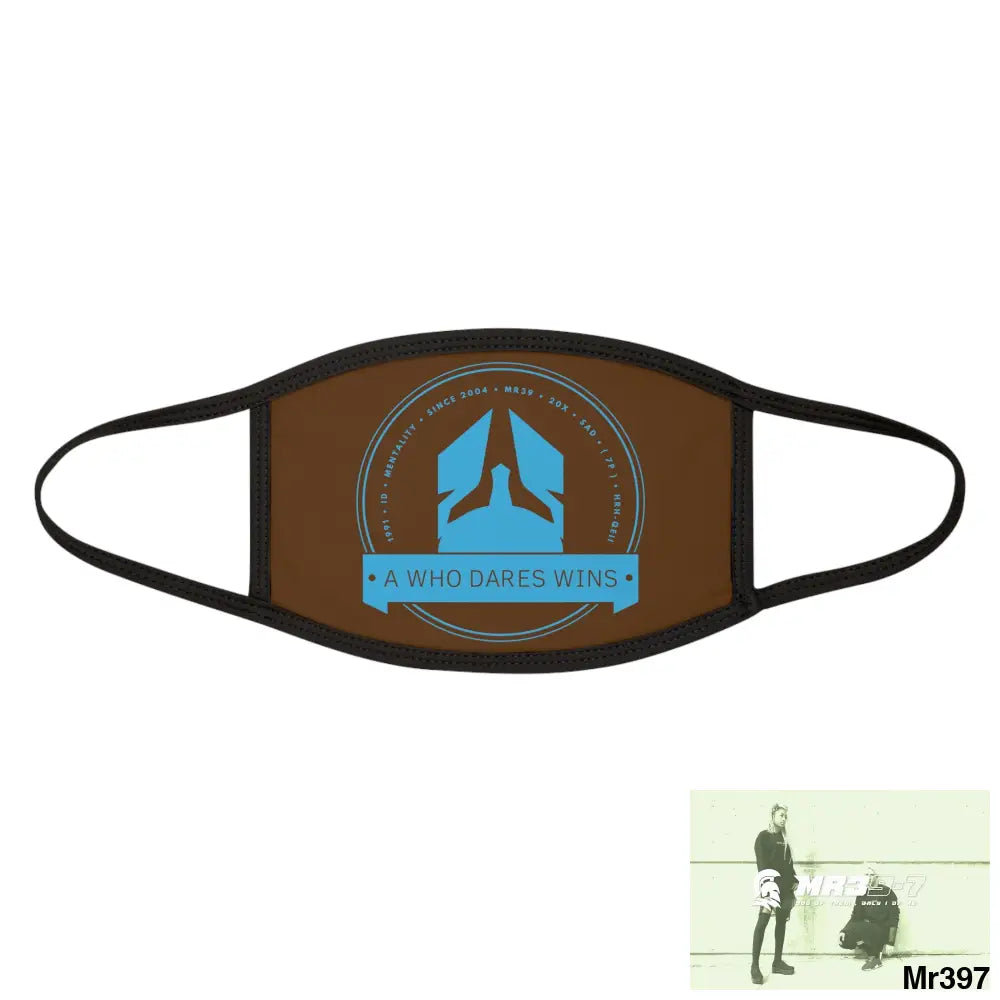 A1 Who Dares Wins Mixed-Fabric Face Mask One size Accessories