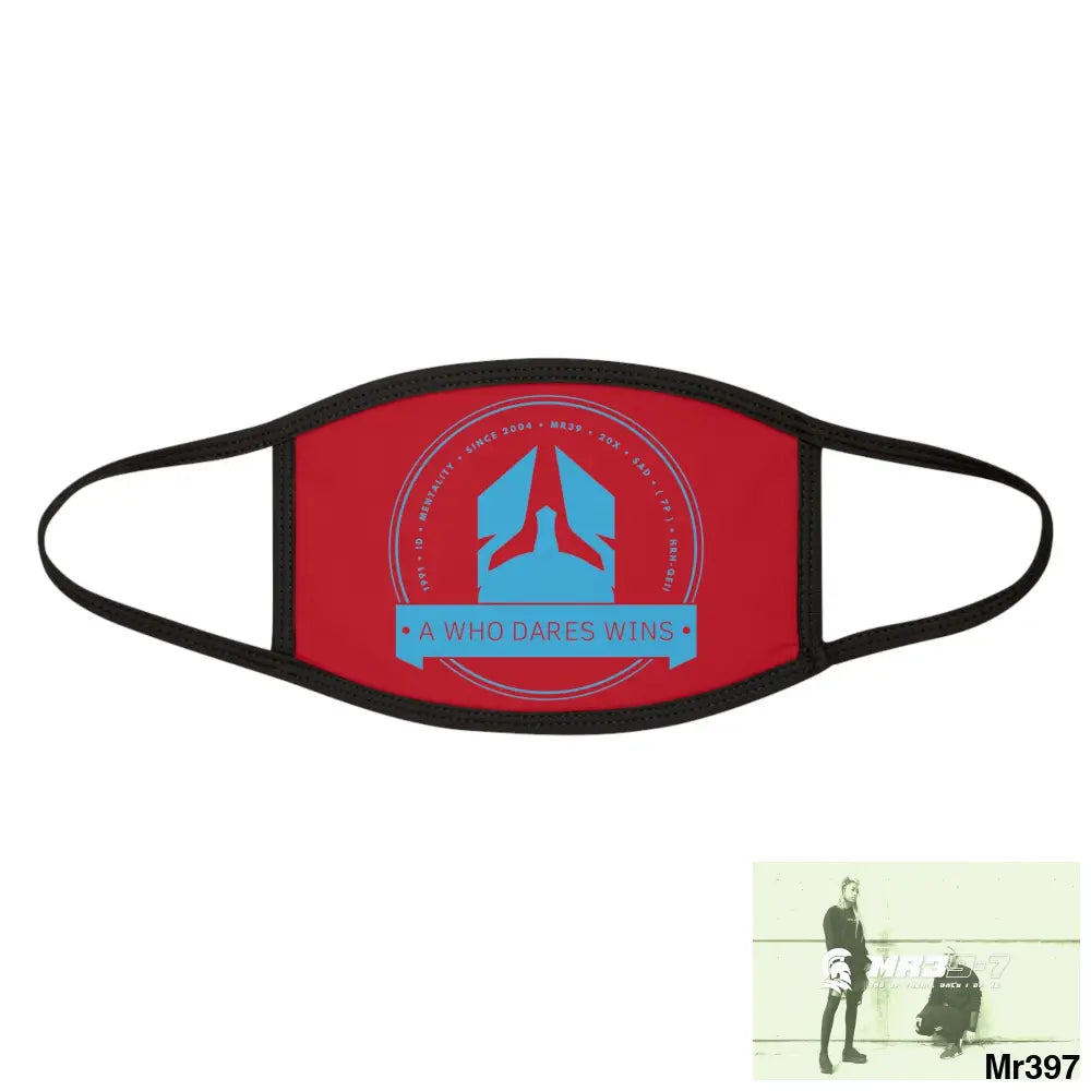 A1 Who Dares Wins Mixed-Fabric Face Mask One size Accessories