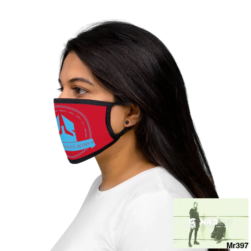 A1 Who Dares Wins Mixed-Fabric Face Mask One size Accessories