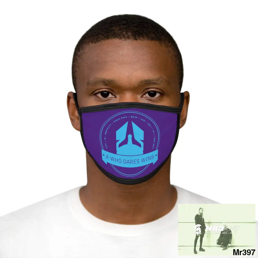 A1 Who Dares Wins Mixed-Fabric Face Mask One size Accessories