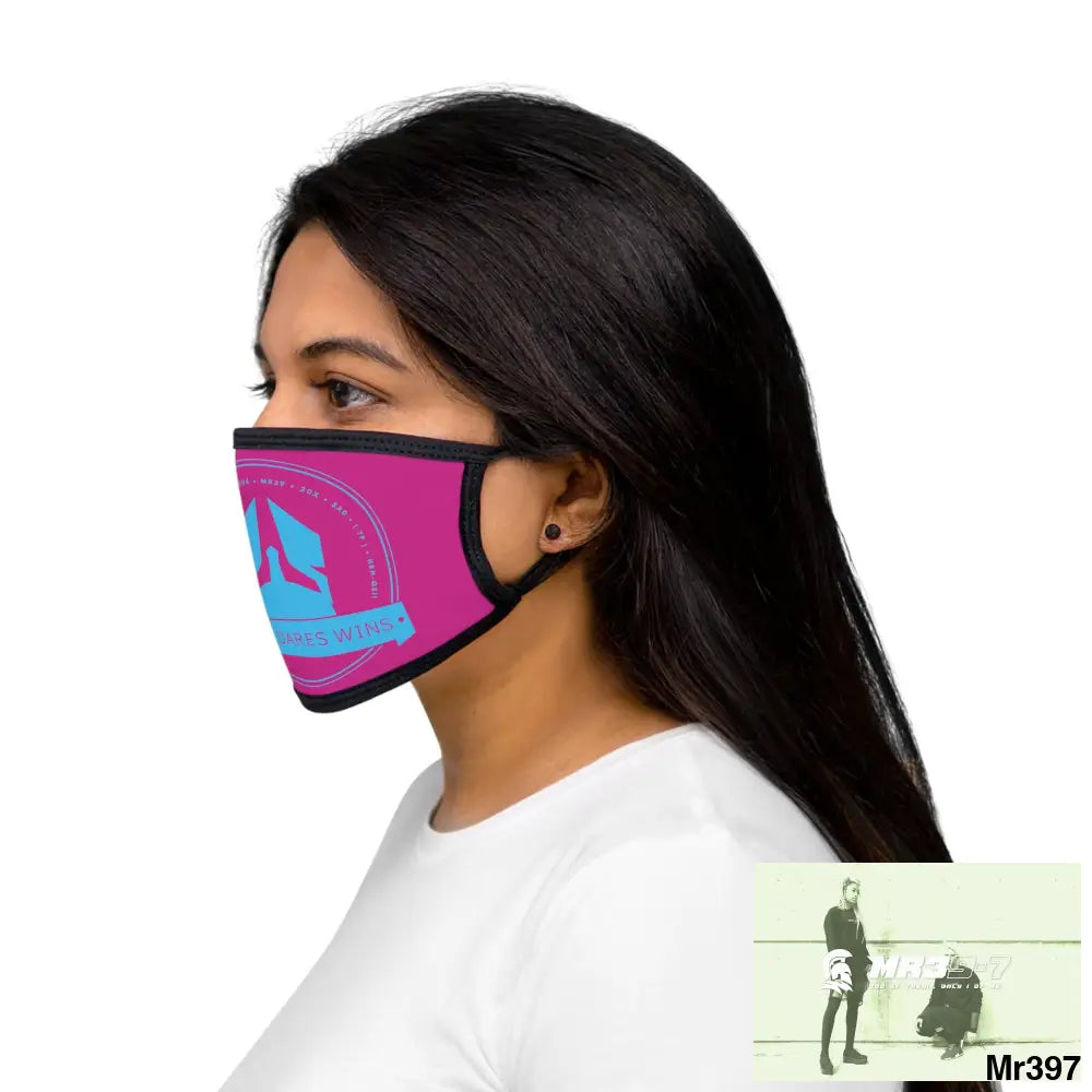 A1 Who Dares Wins Mixed-Fabric Face Mask One size Accessories