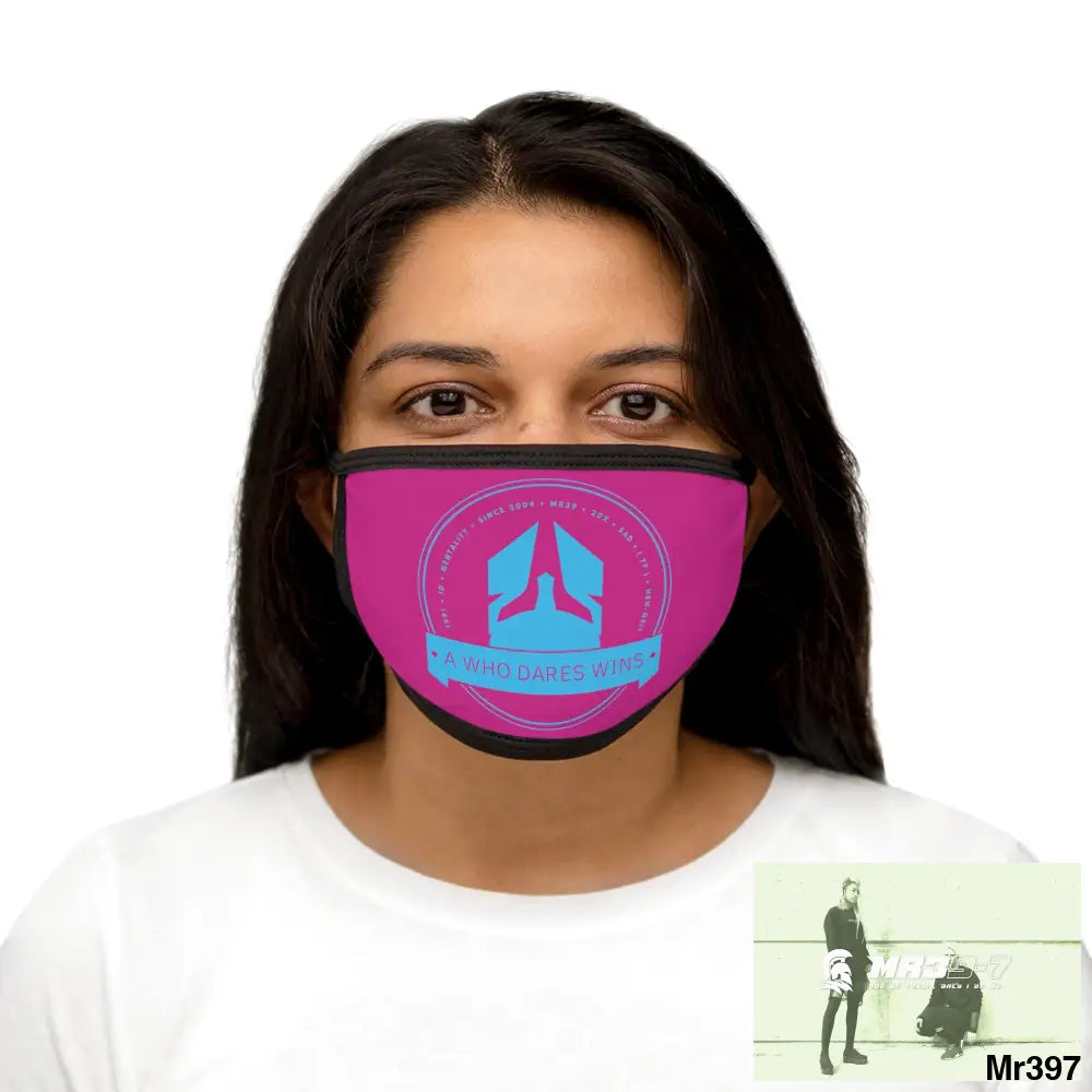 A1 Who Dares Wins Mixed-Fabric Face Mask One size Accessories