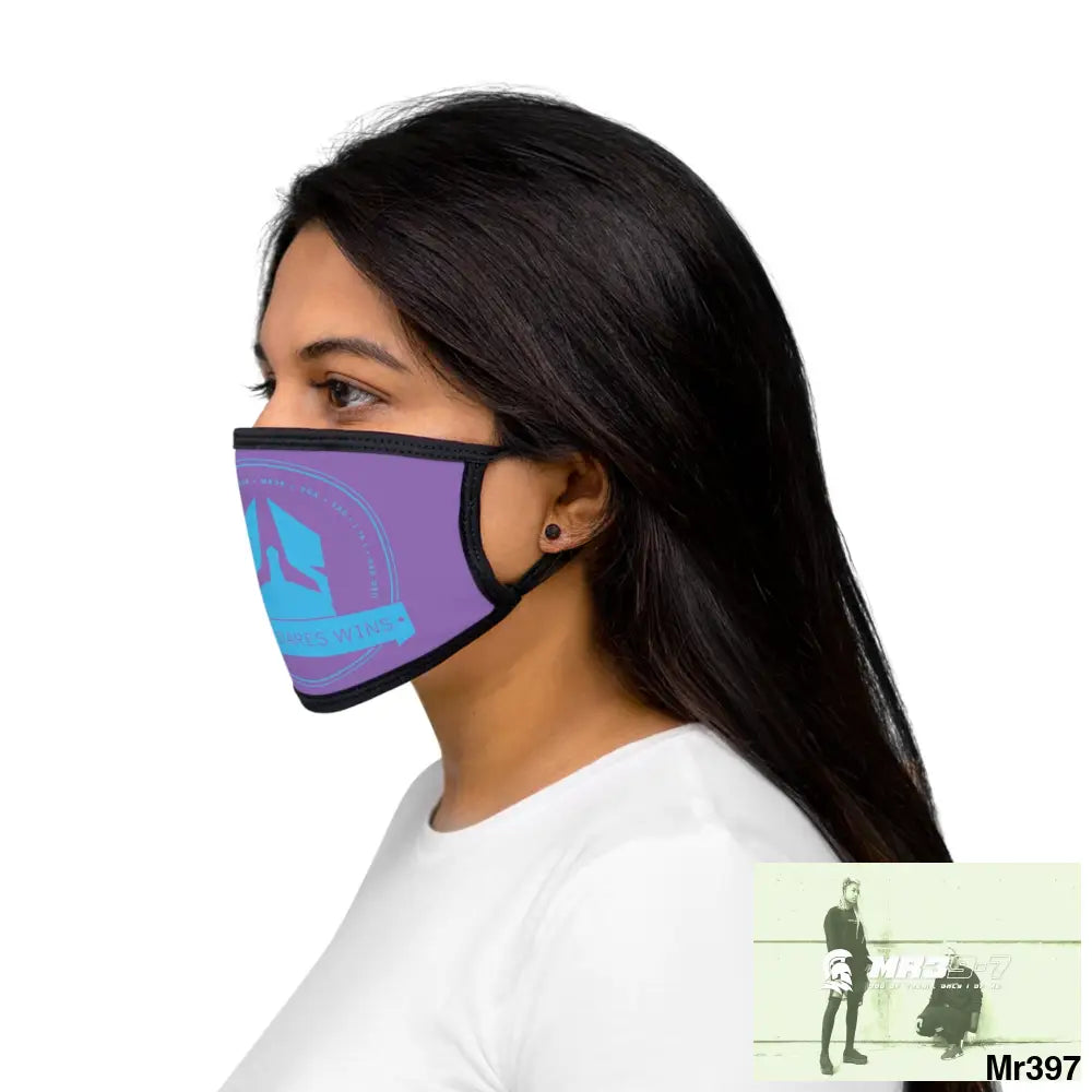 A1 Who Dares Wins Mixed-Fabric Face Mask One size Accessories