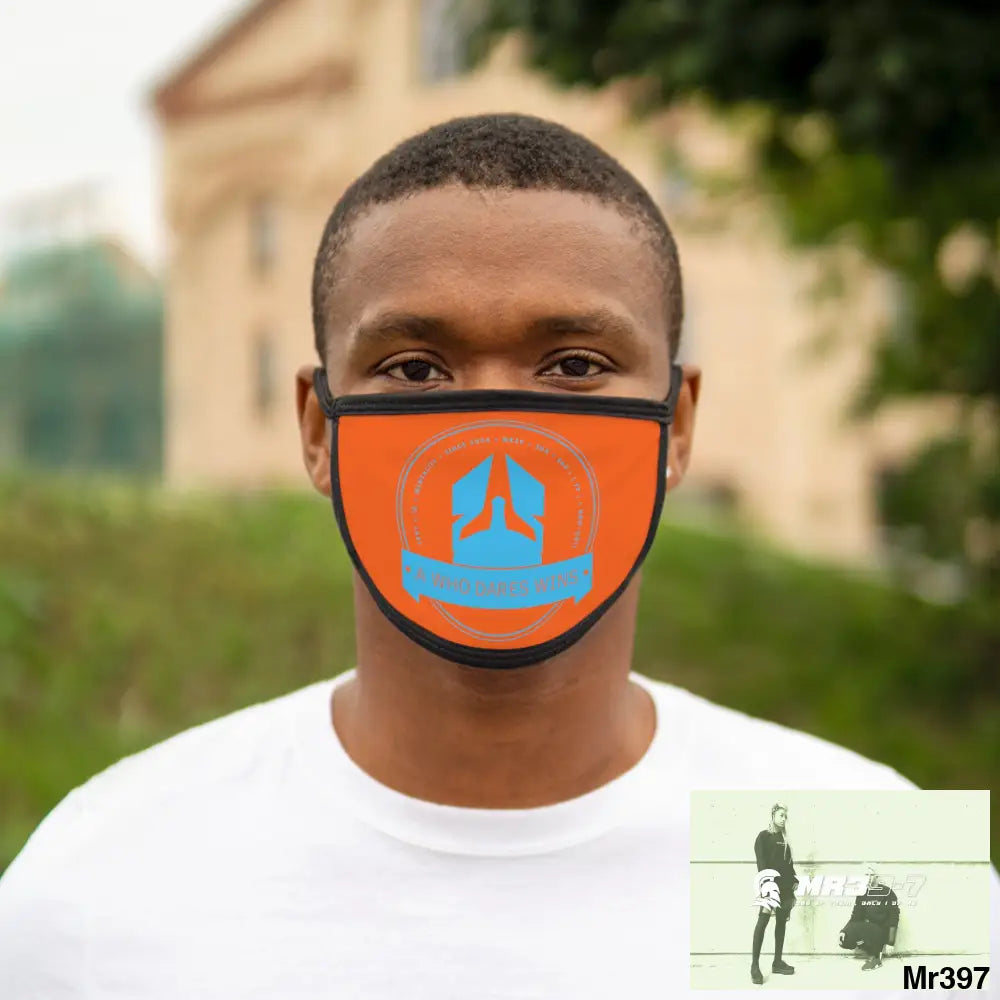 A1 Who Dares Wins Mixed-Fabric Face Mask One size Accessories