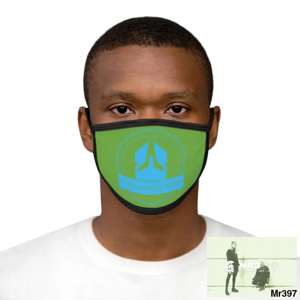 A1 Who Dares Wins Mixed-Fabric Face Mask One size Accessories