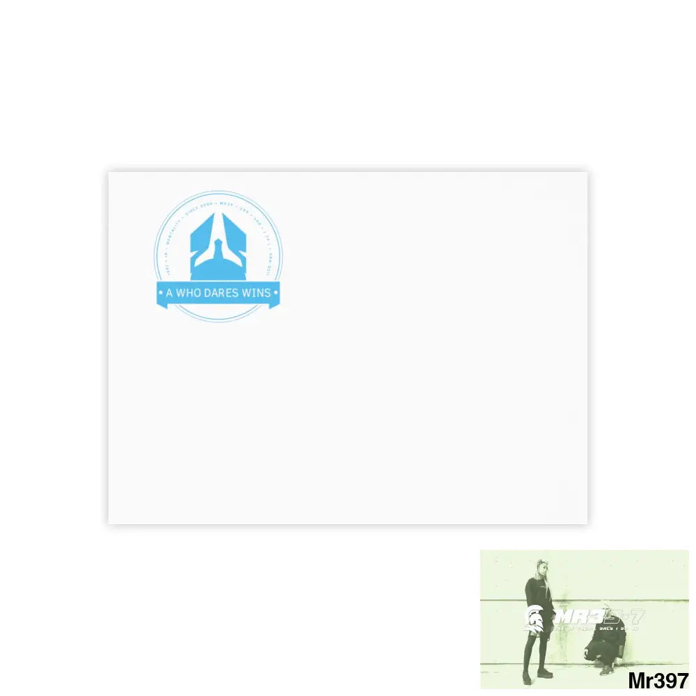 A1- Who Dares Wins Post-it® Note Pads 4’’ x 3’’ / White Paper products