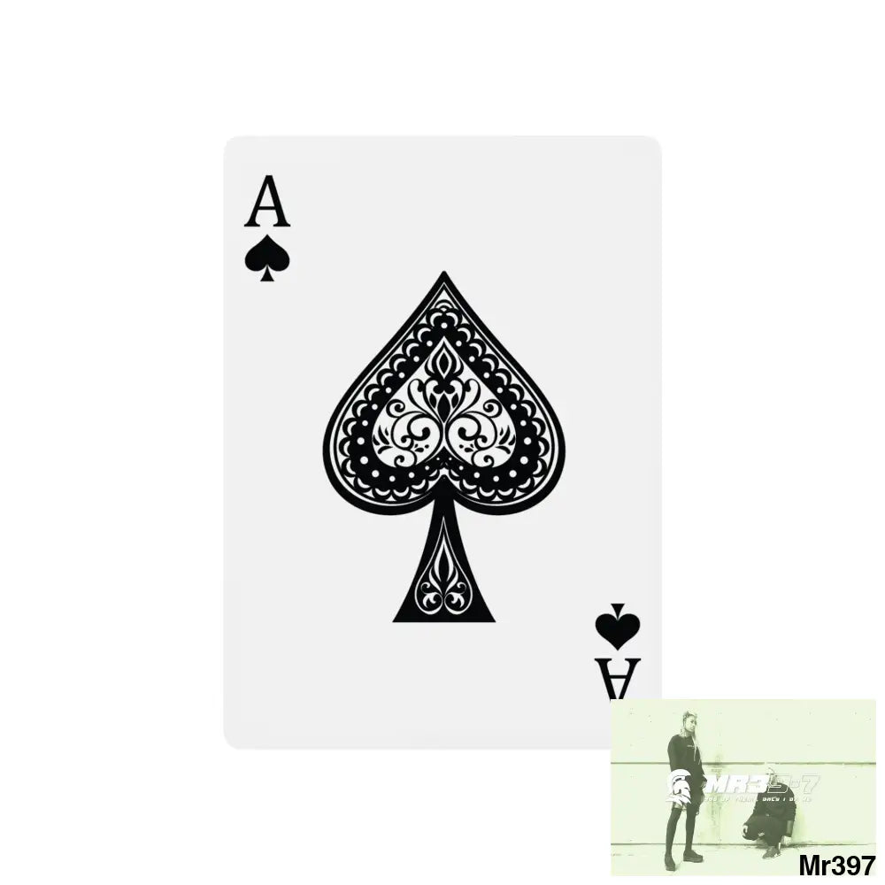 A1-Who Dares Wins RSF ID #I7MI6A1London Shrewsbury MH,My Home My Work Ltd Edition Custom Poker Cards 2.5’’ x 3.5’’