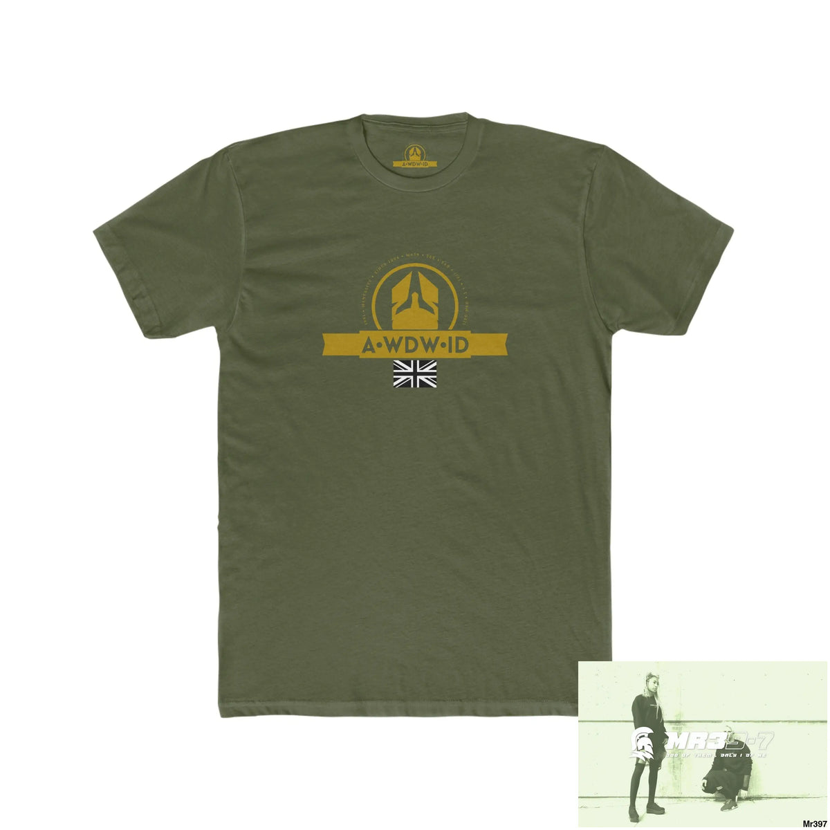A1 Who Dares Wins RSF (ID) My Life My Deaths Their Plans,failed.Tactical GB Men’s Cotton Crew Tee Solid Military Green