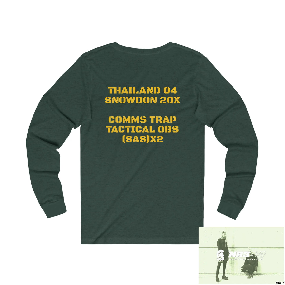 A1 Who Dares Wins Snowdon 20X Unisex Jersey Long Sleeve Tee Long-sleeve