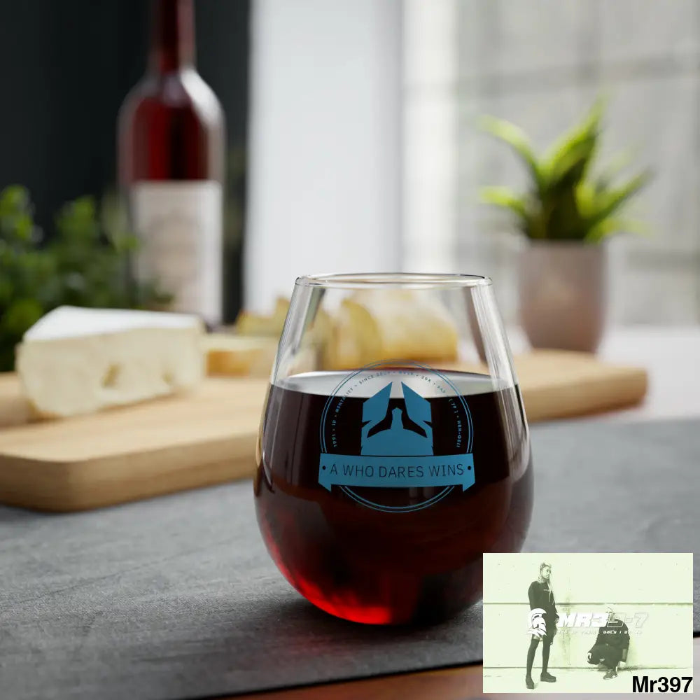 A1 Who Dares Wins Stemless Wine Glass 11.75oz 11.75oz Mug