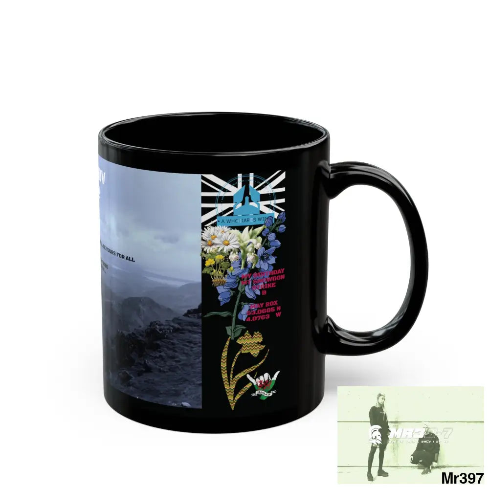 A1 Who Dares Wins Tactical SAS Roll over Death night 04/ 20X Strike B Done MT Snowdon 11oz Black Mug GB / Thailand/