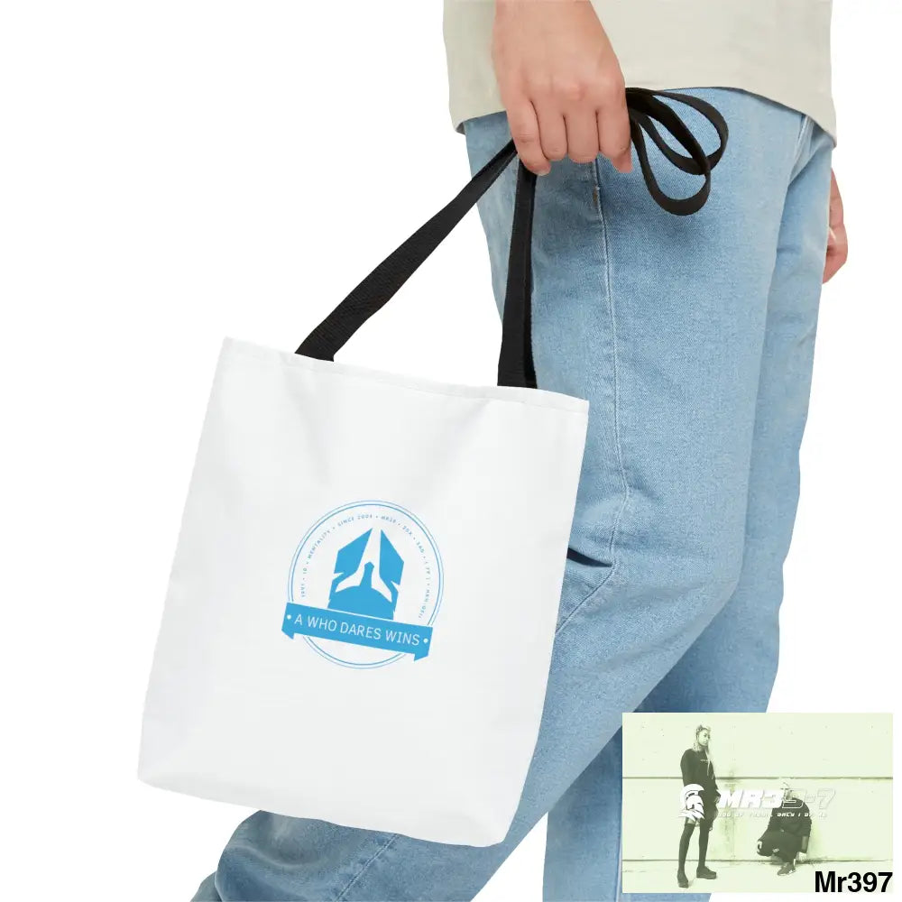 A1-Who Dares Wins Tote Bag (AOP) Bags