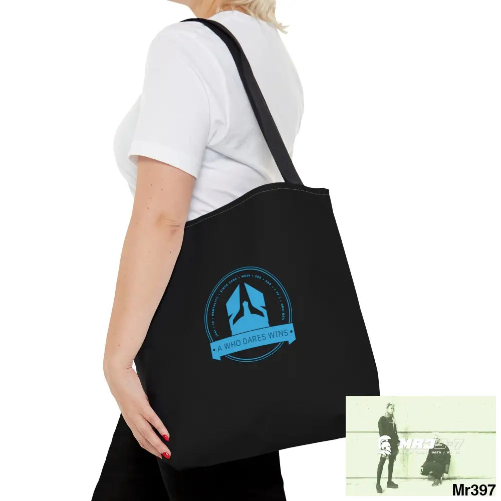A1-Who Dares Wins Tote Bag (AOP) Bags