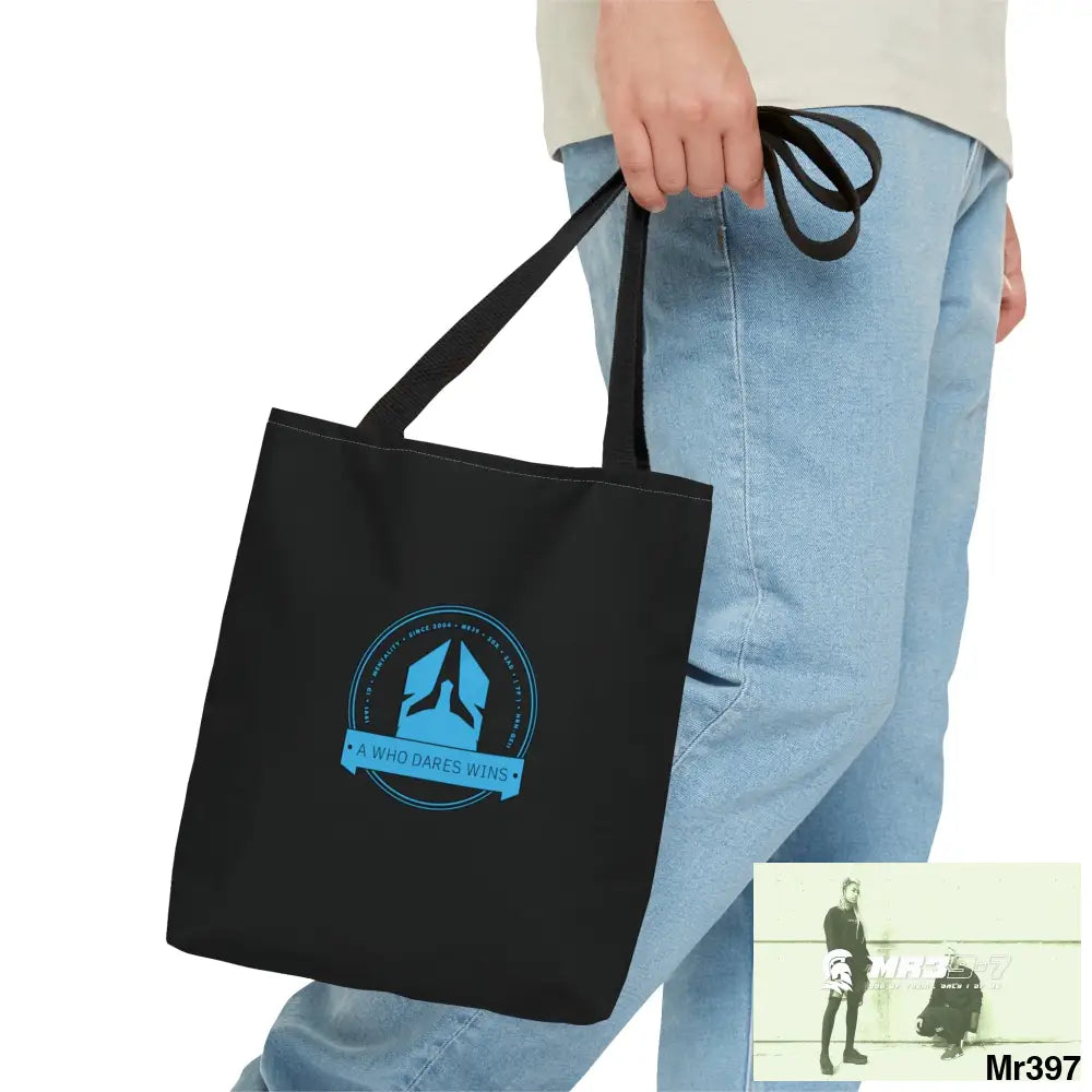 A1-Who Dares Wins Tote Bag (AOP) Bags
