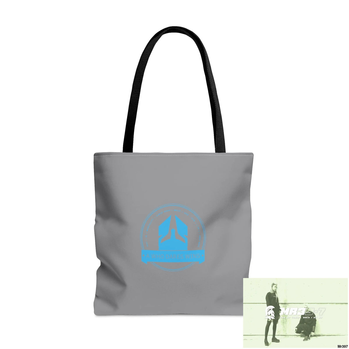 A1-Who Dares Wins Tote Bag (AOP) Large Bags