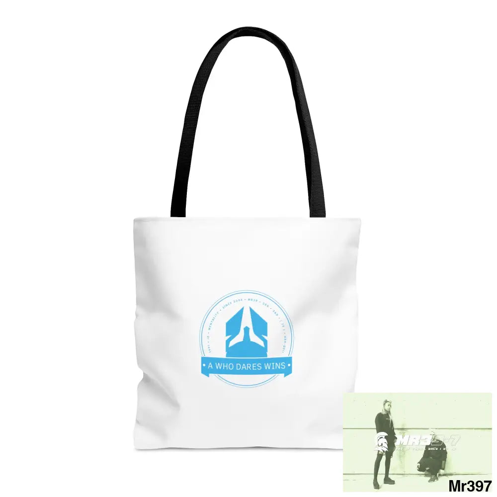 A1-Who Dares Wins Tote Bag (AOP) Medium Bags