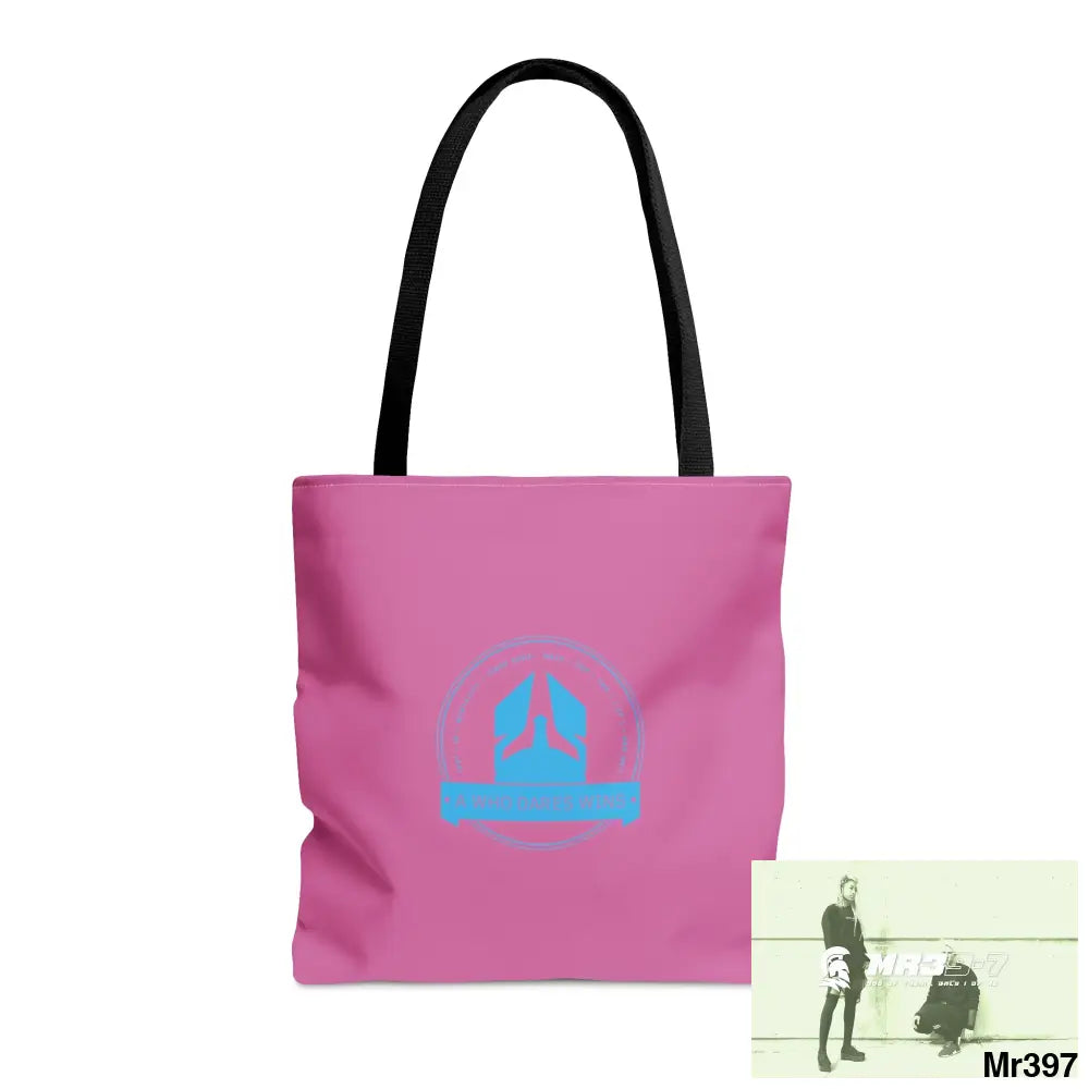 A1-Who Dares Wins Tote Bag (AOP) Medium Bags