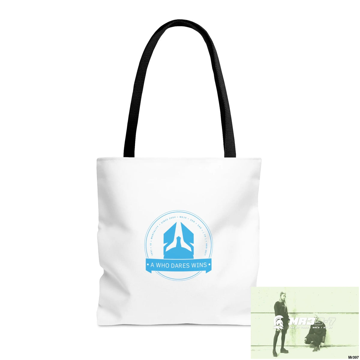 A1-Who Dares Wins Tote Bag (AOP) Medium Bags