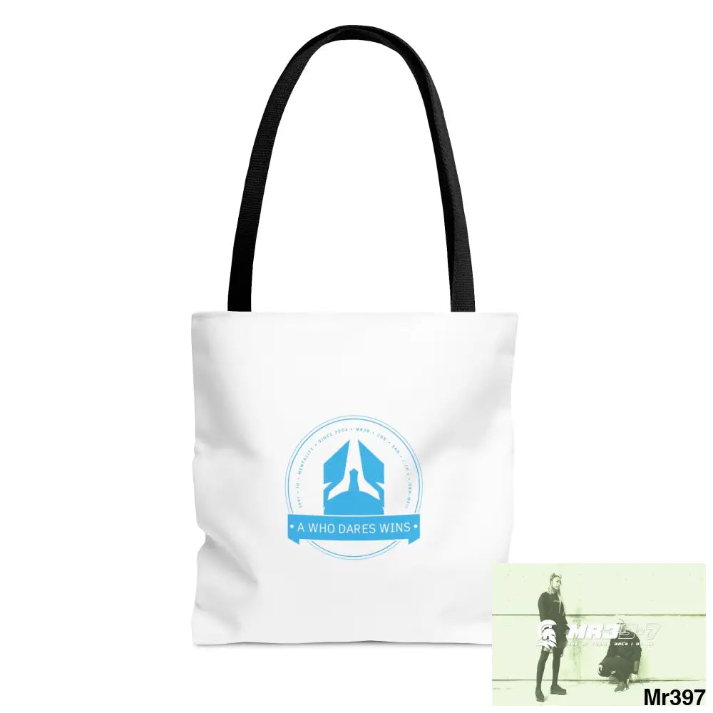 A1-Who Dares Wins Tote Bag (AOP) Small Bags