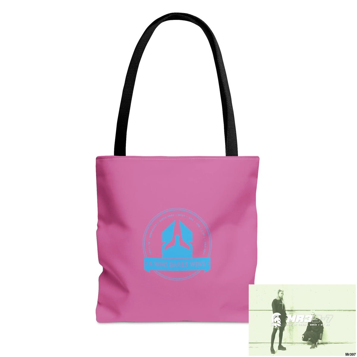 A1-Who Dares Wins Tote Bag (AOP) Small Bags