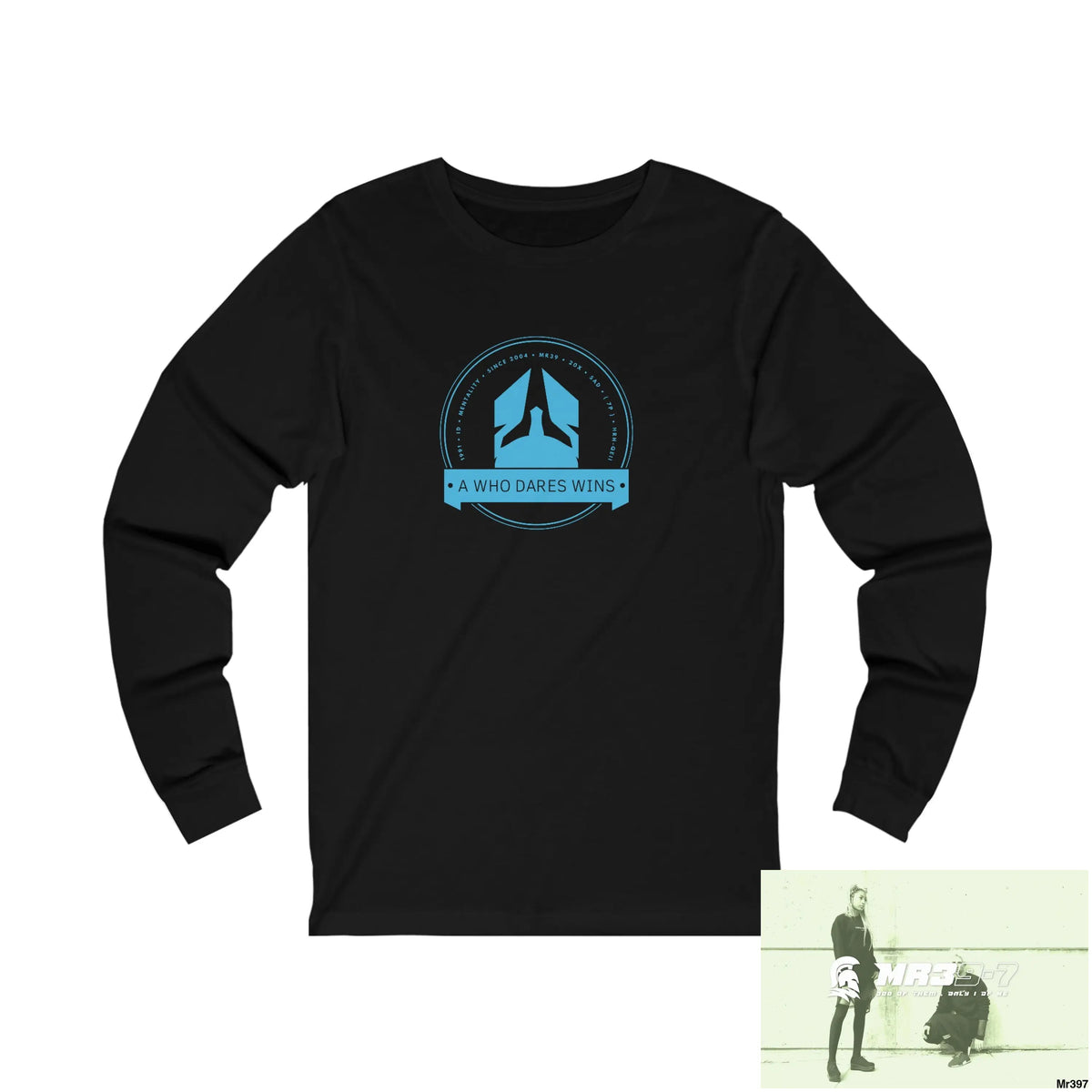 A1 Who Dares Wins Unisex Jersey Long Sleeve Tee S / Black Long-sleeve