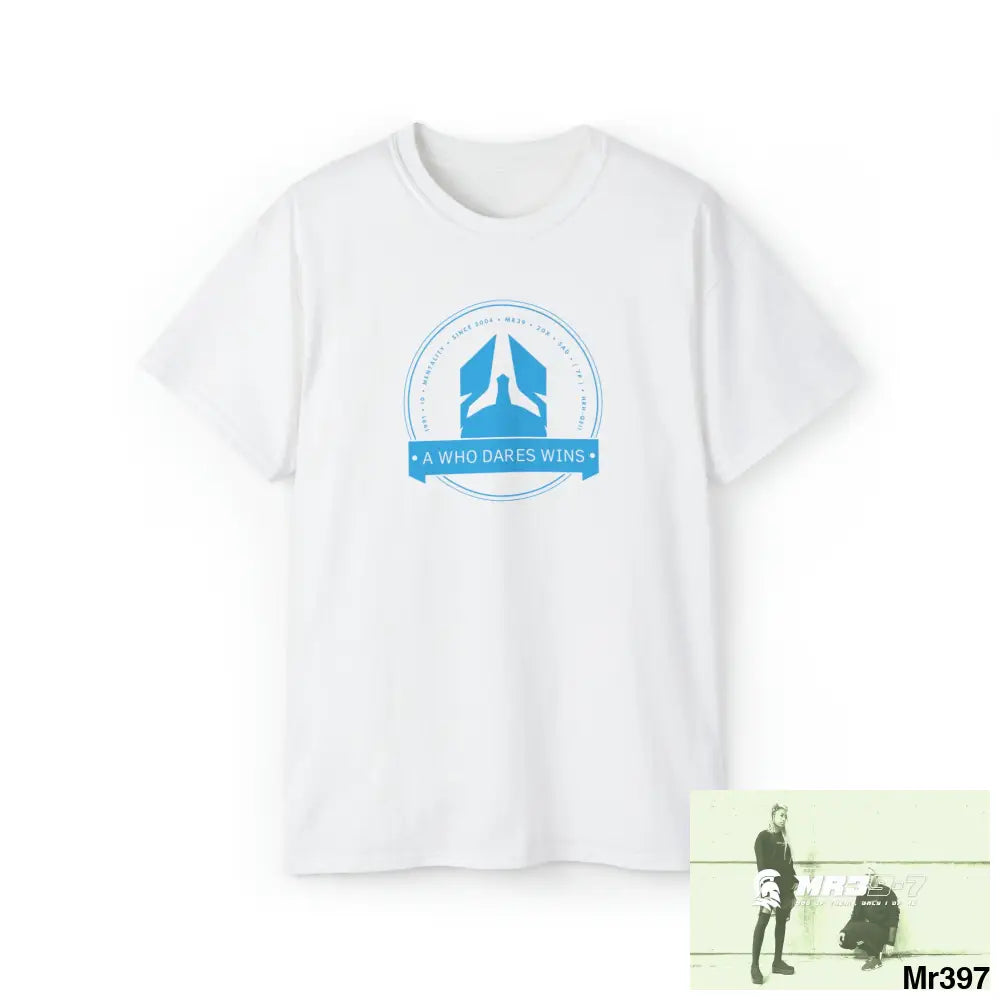 A1 Who Dares Wins Unisex Ultra Cotton Tee White / S T-Shirt