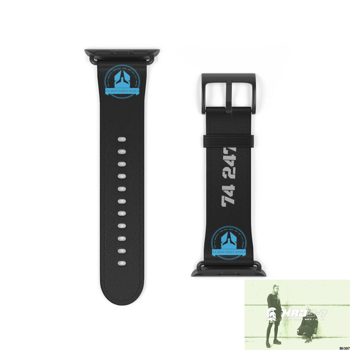 A1-Who Dares Wins Watch Band 38 - 41 mm / Black Matte Accessories