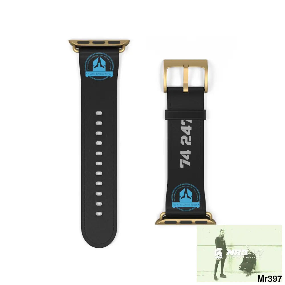 A1-Who Dares Wins Watch Band 38 - 41 mm / Gold Matte Accessories
