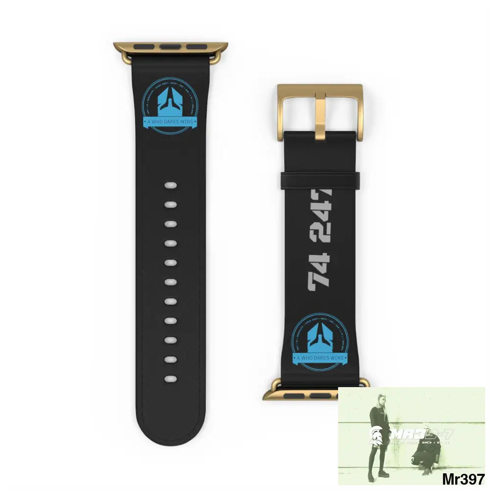 A1-Who Dares Wins Watch Band 42 - 45 mm / Gold Matte Accessories