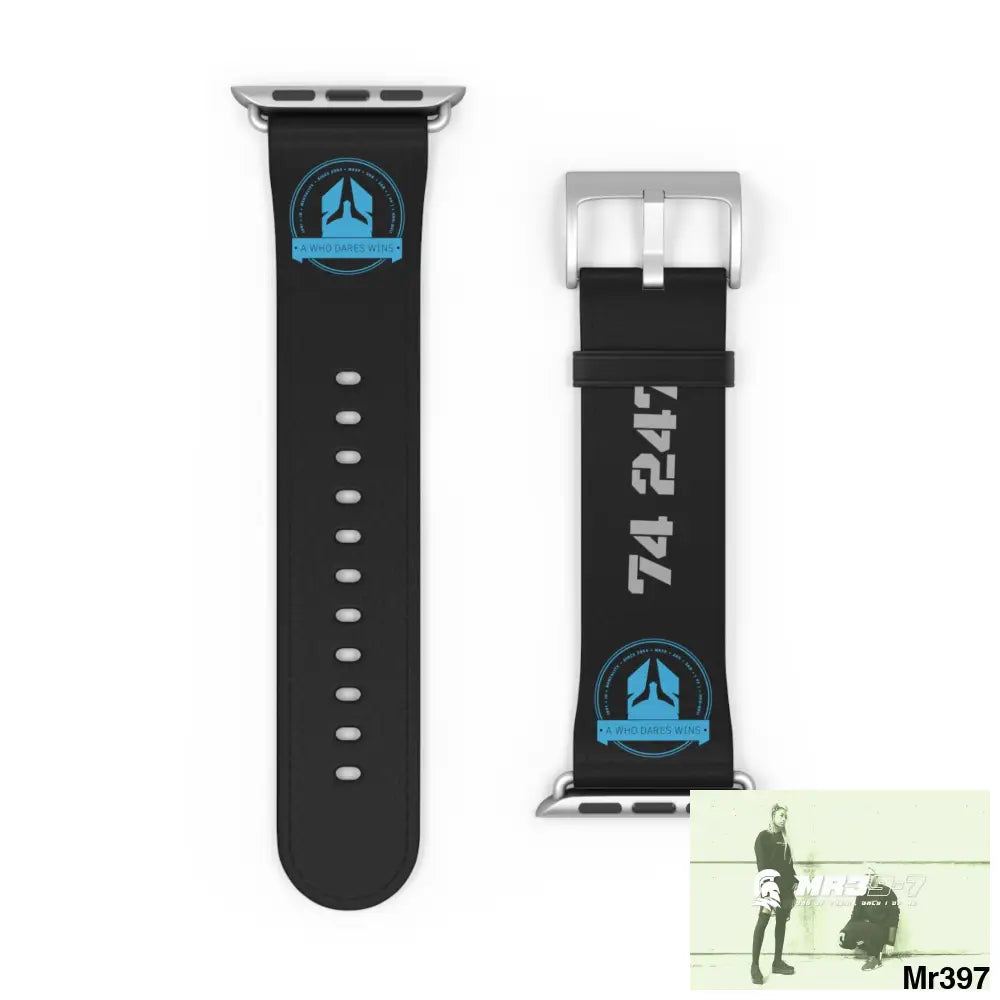 A1-Who Dares Wins Watch Band 42 - 45 mm / Silver Matte Accessories
